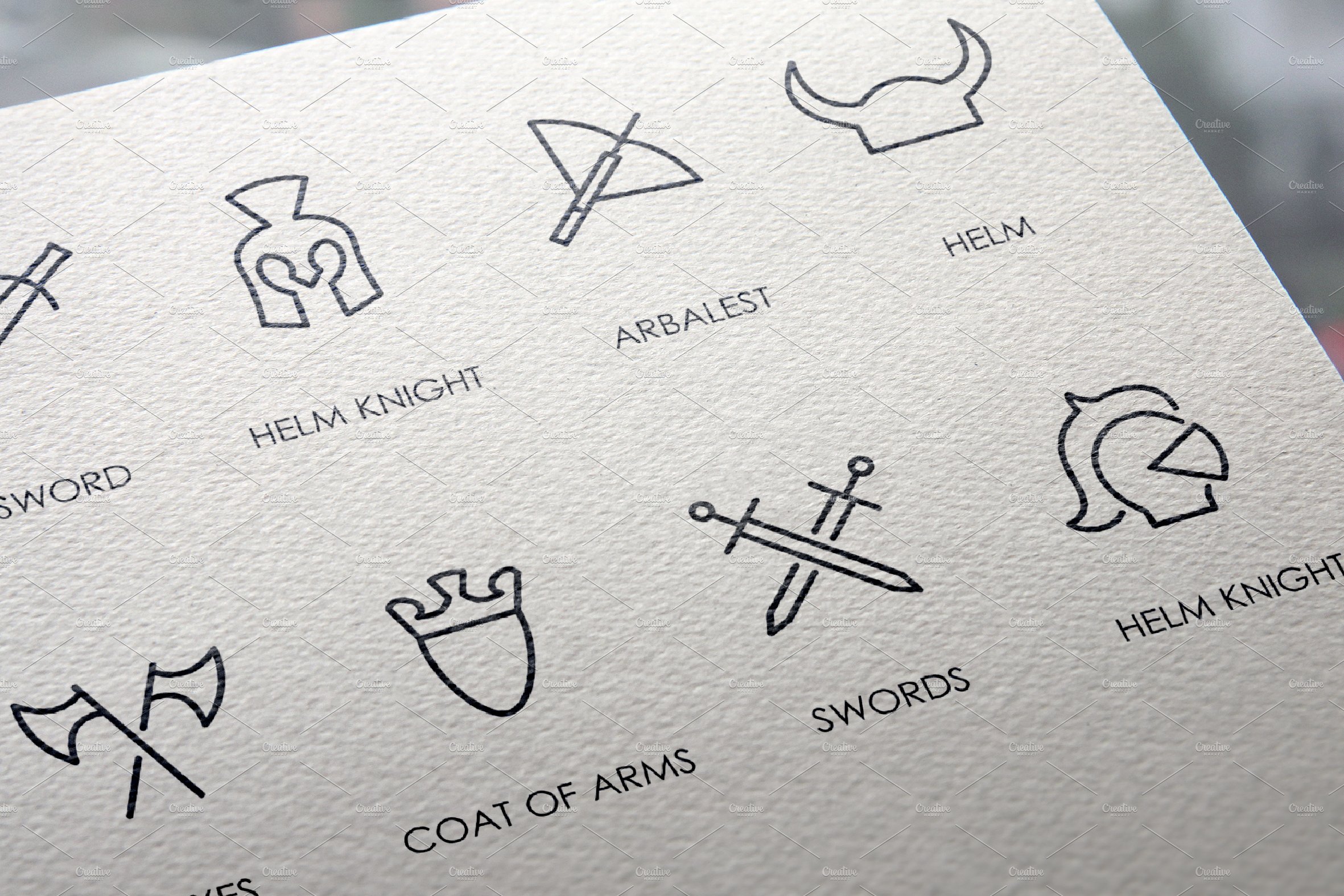 Knights thinline icons