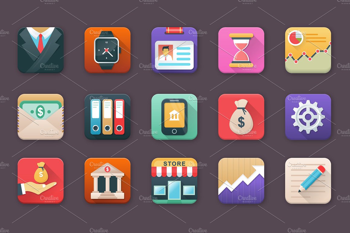 80 Finance App Icons