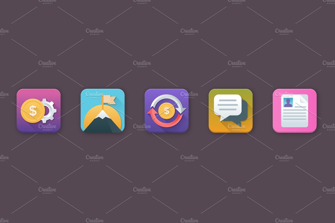 80 Finance App Icons