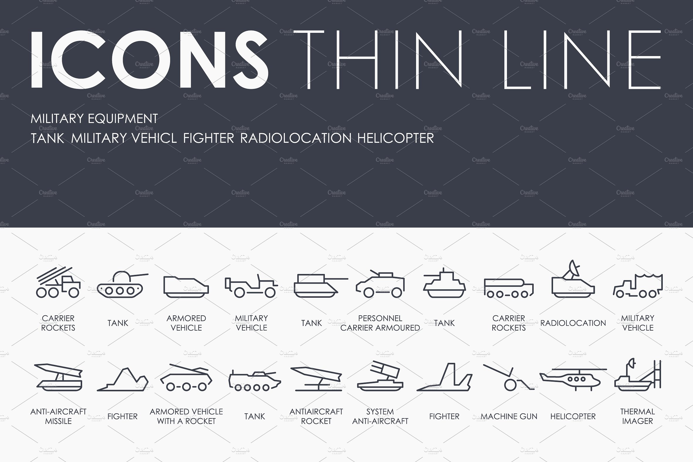 Military equipment thinline ic