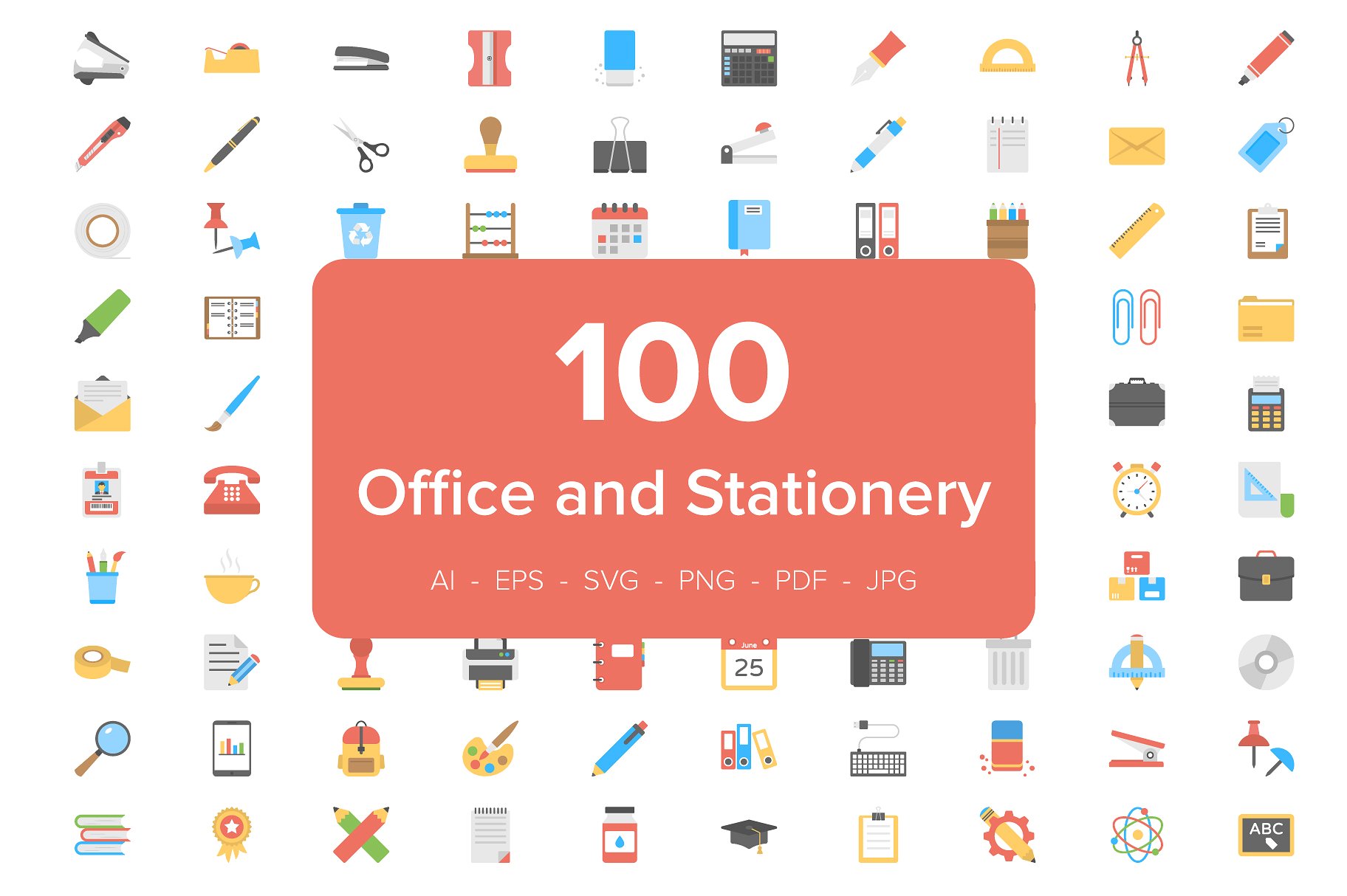 100 Office and Stationery Flat