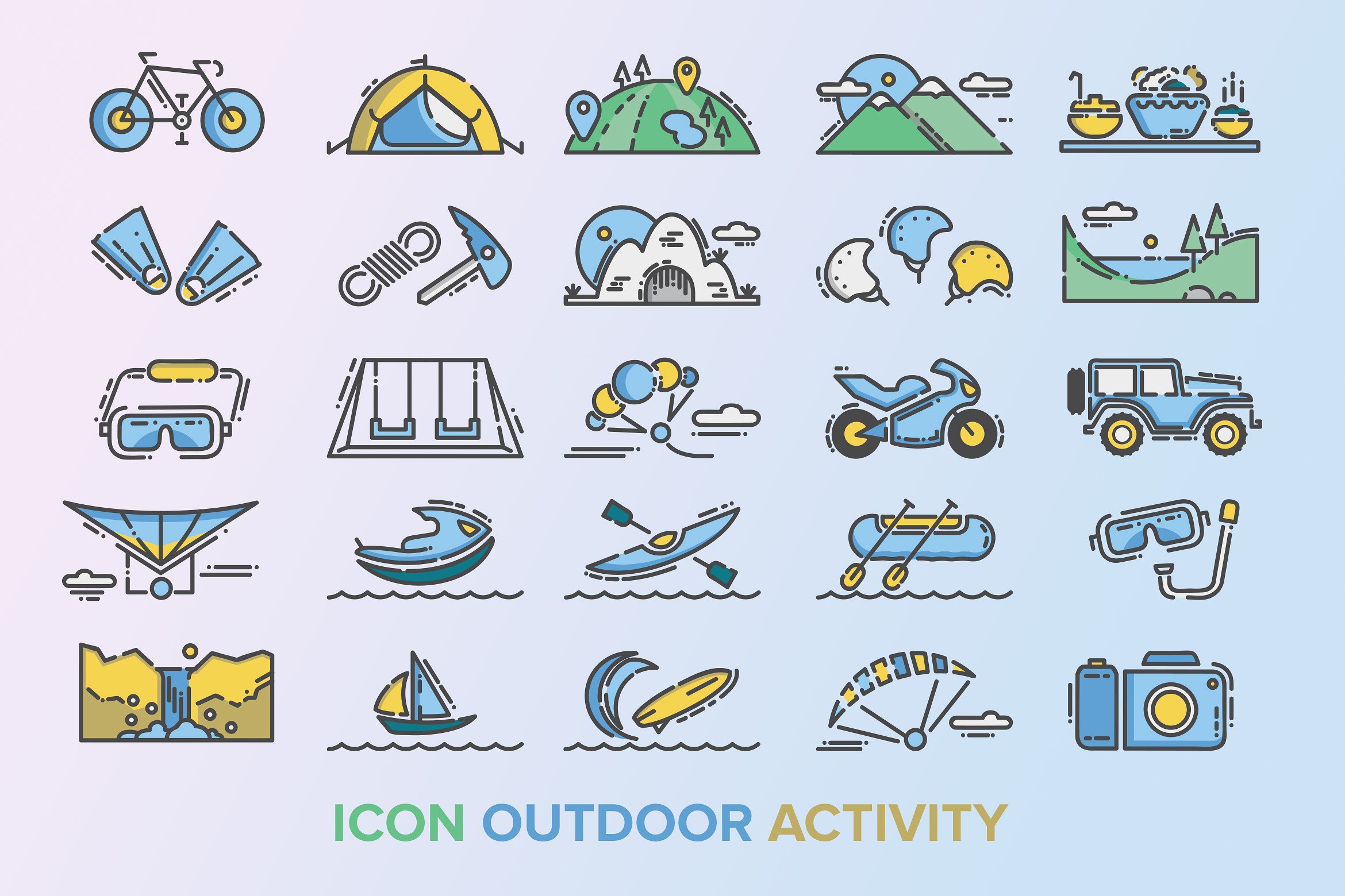 48 Outdoor Activity Icon