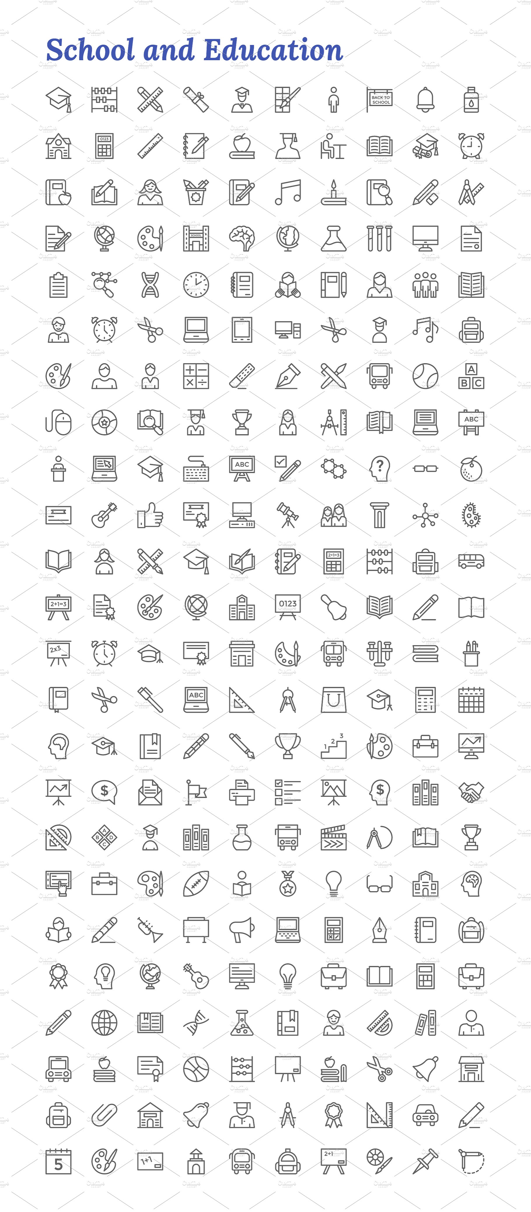 7671 Line Icons