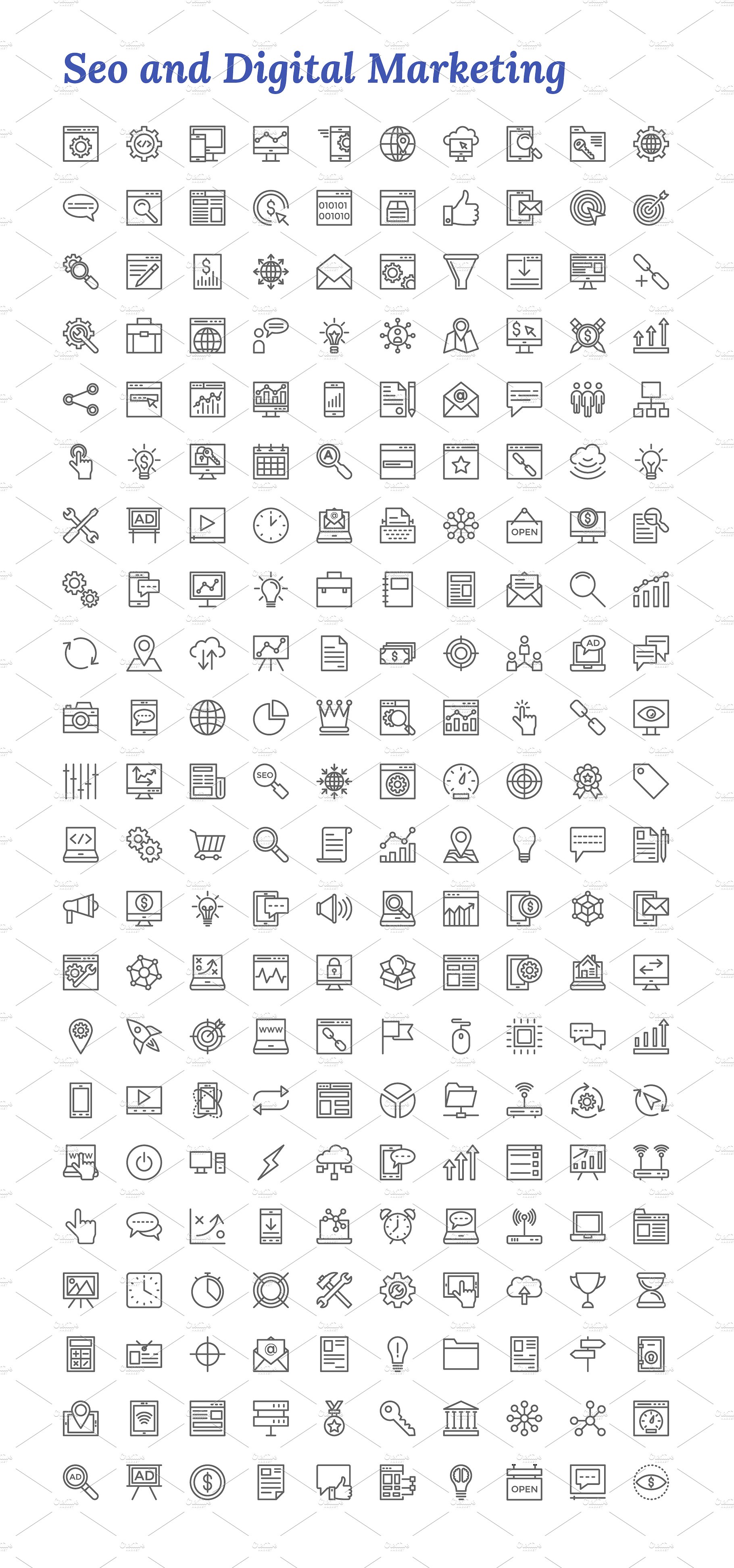 7671 Line Icons