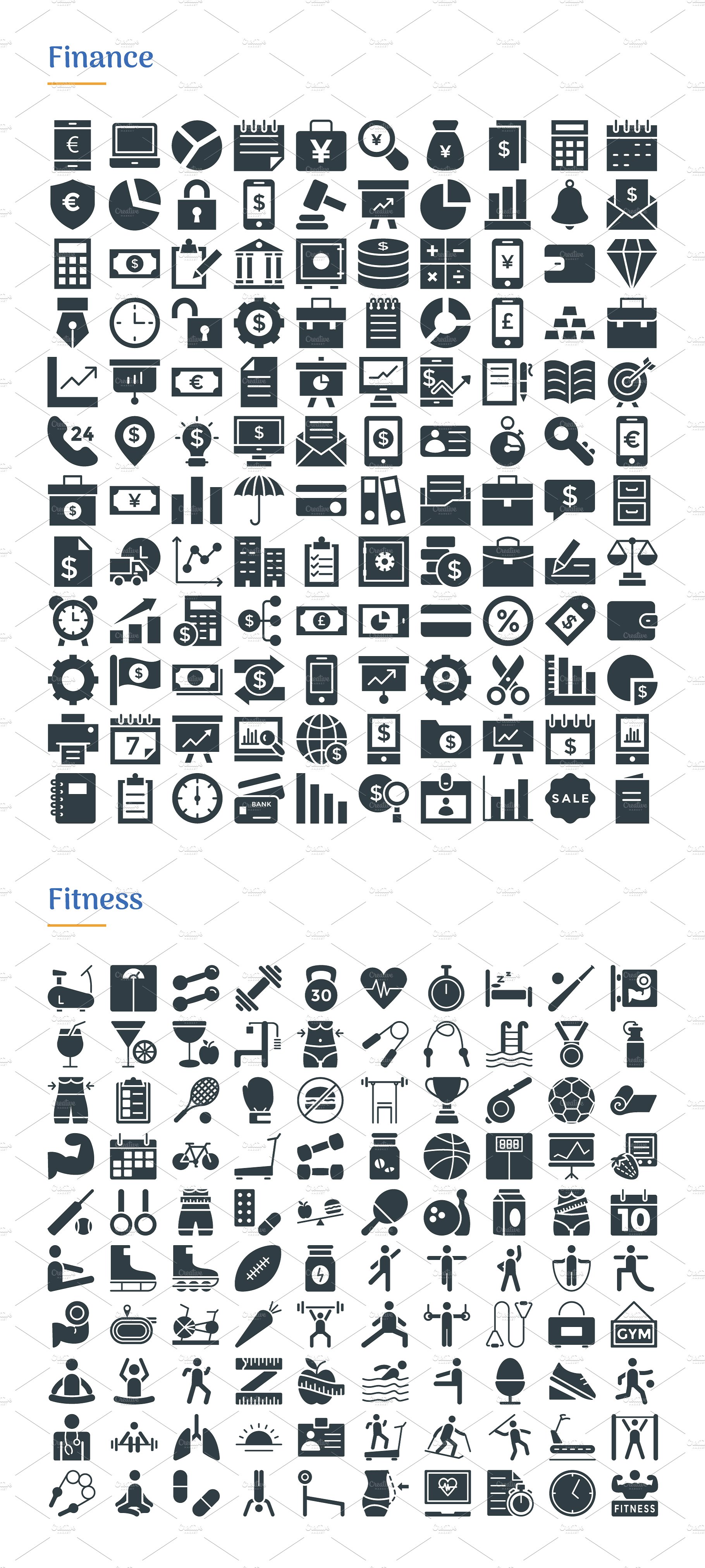 4830 Glyph Icons