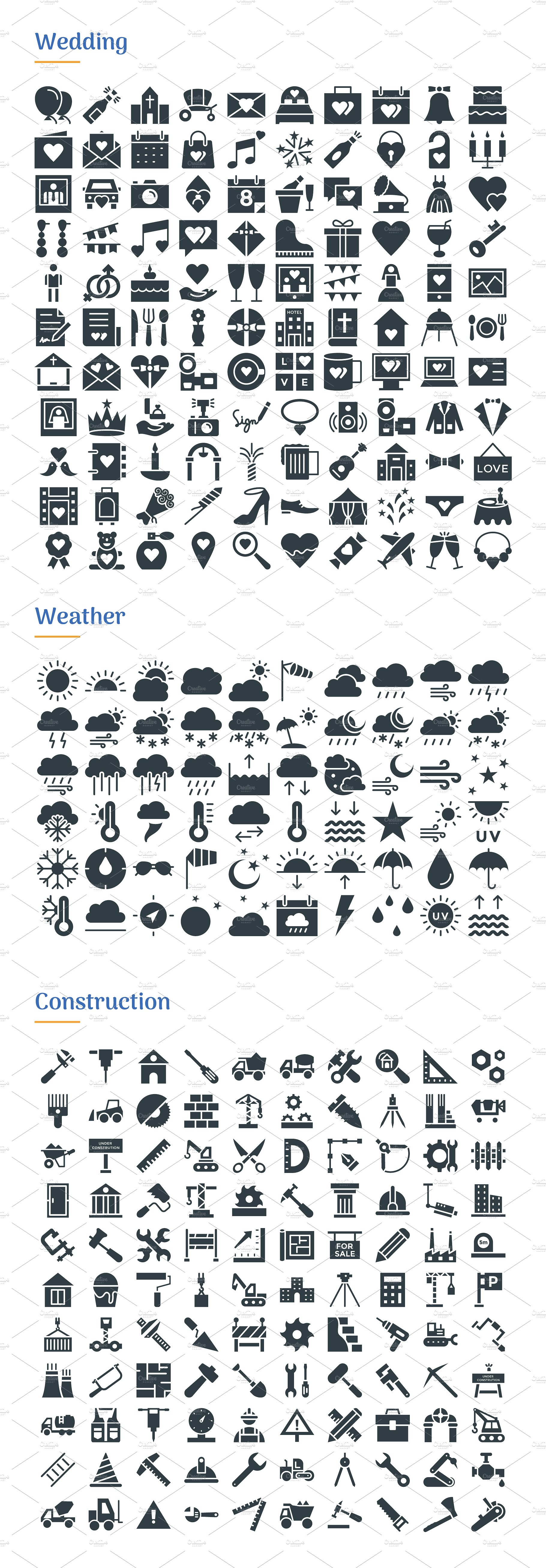 4830 Glyph Icons