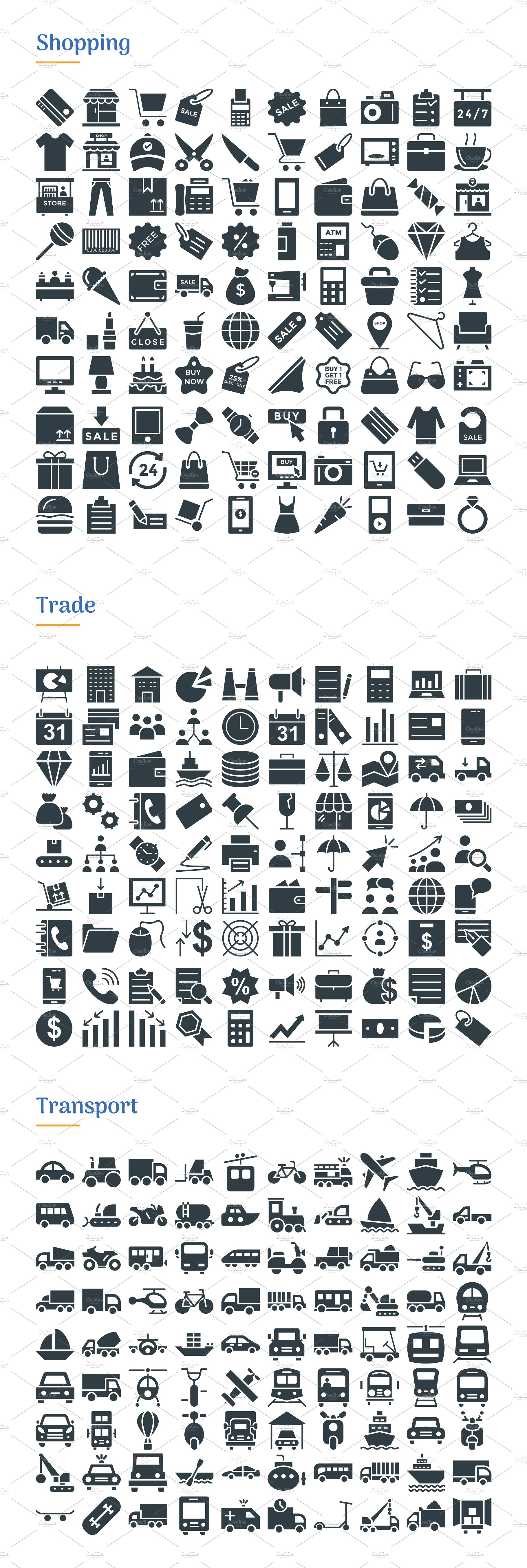 4830 Glyph Icons