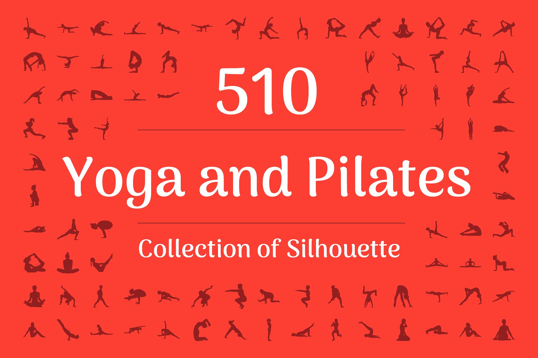 510 Yoga and Pilates Silhouett