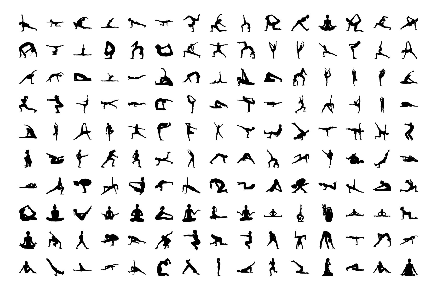 510 Yoga and Pilates Silhouett