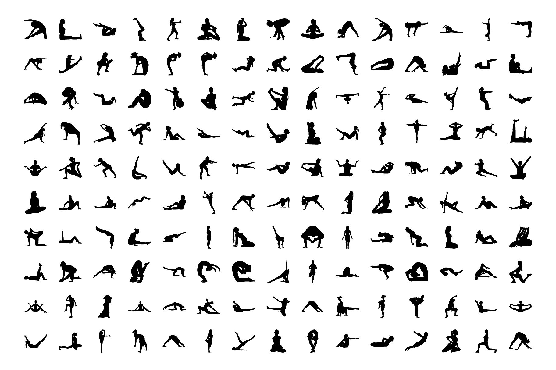 510 Yoga and Pilates Silhouett