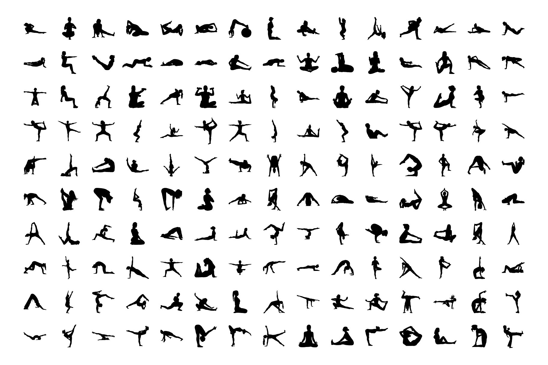 510 Yoga and Pilates Silhouett