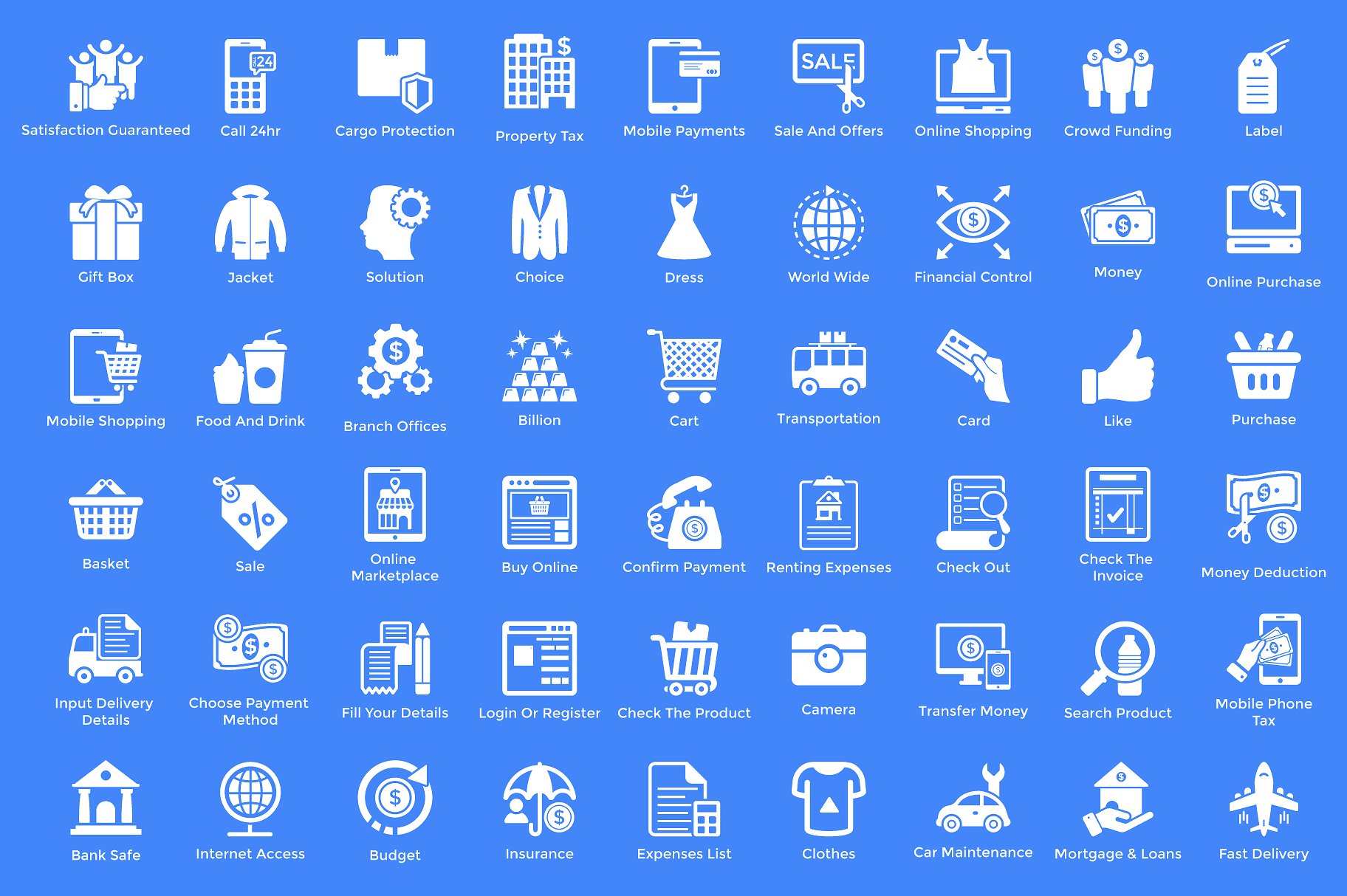 234 Shopping Glyph Icons