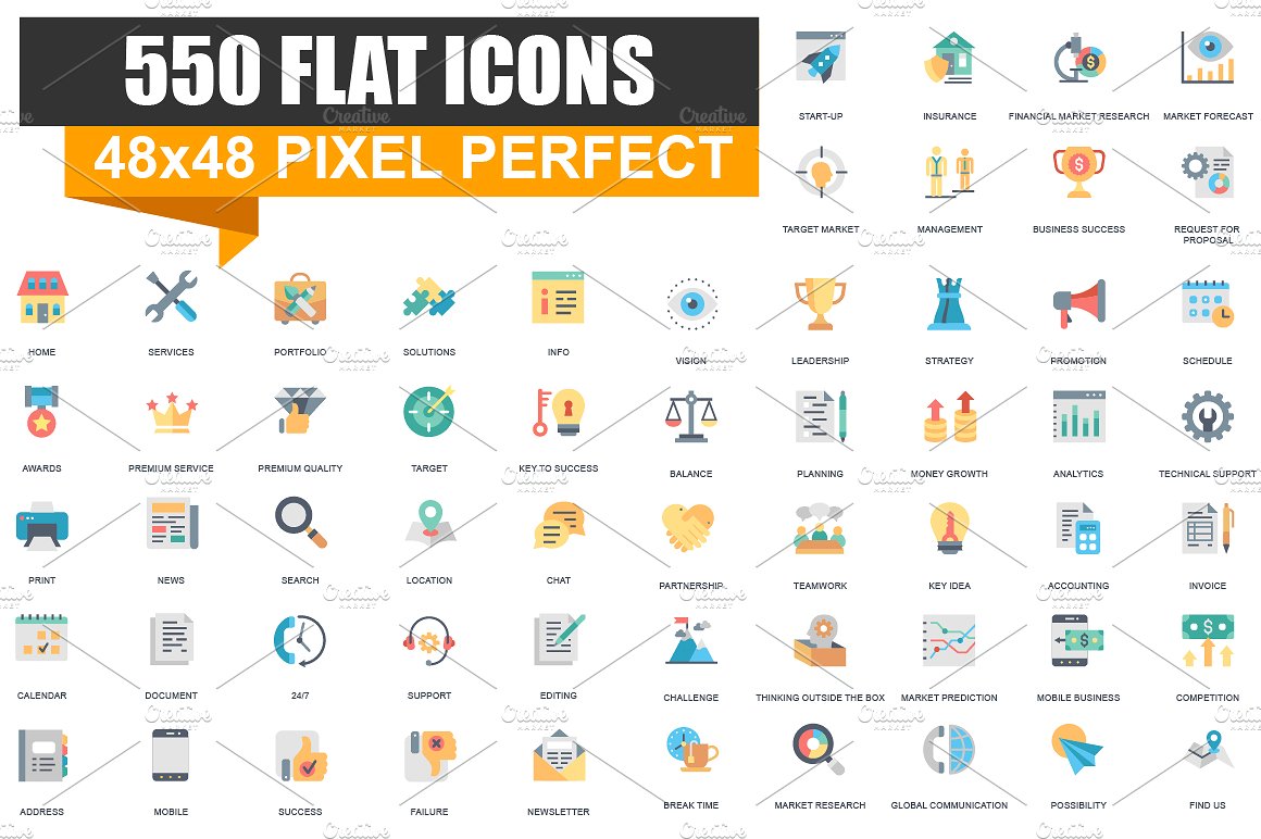 Flat Icons Pack