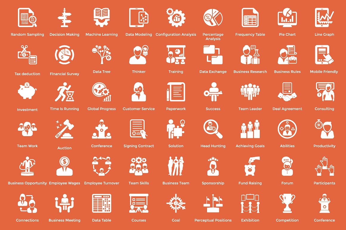 216 Business Management Icons