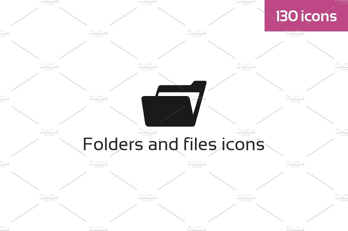 Folders and files icons