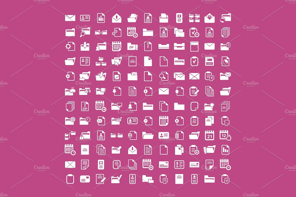 Folders and files icons