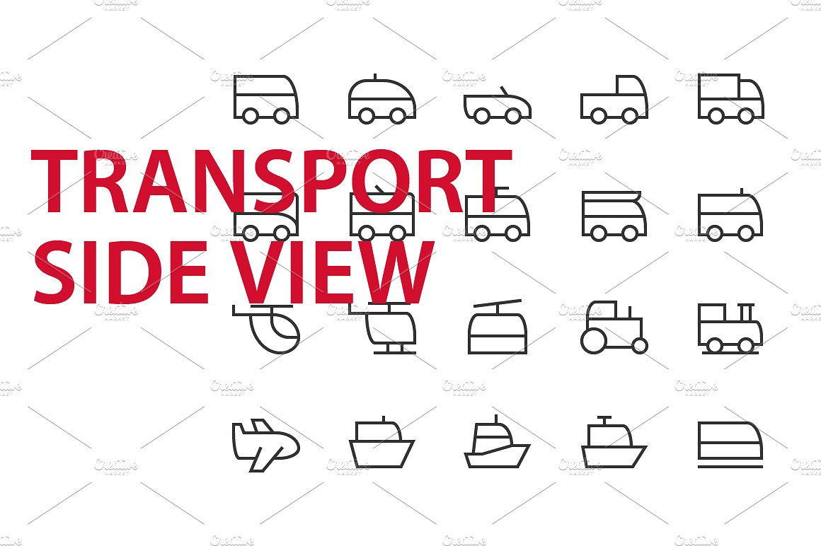 20 Transport Side View UI icon