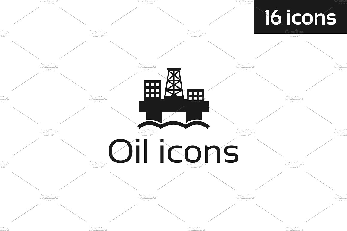 Oil icons