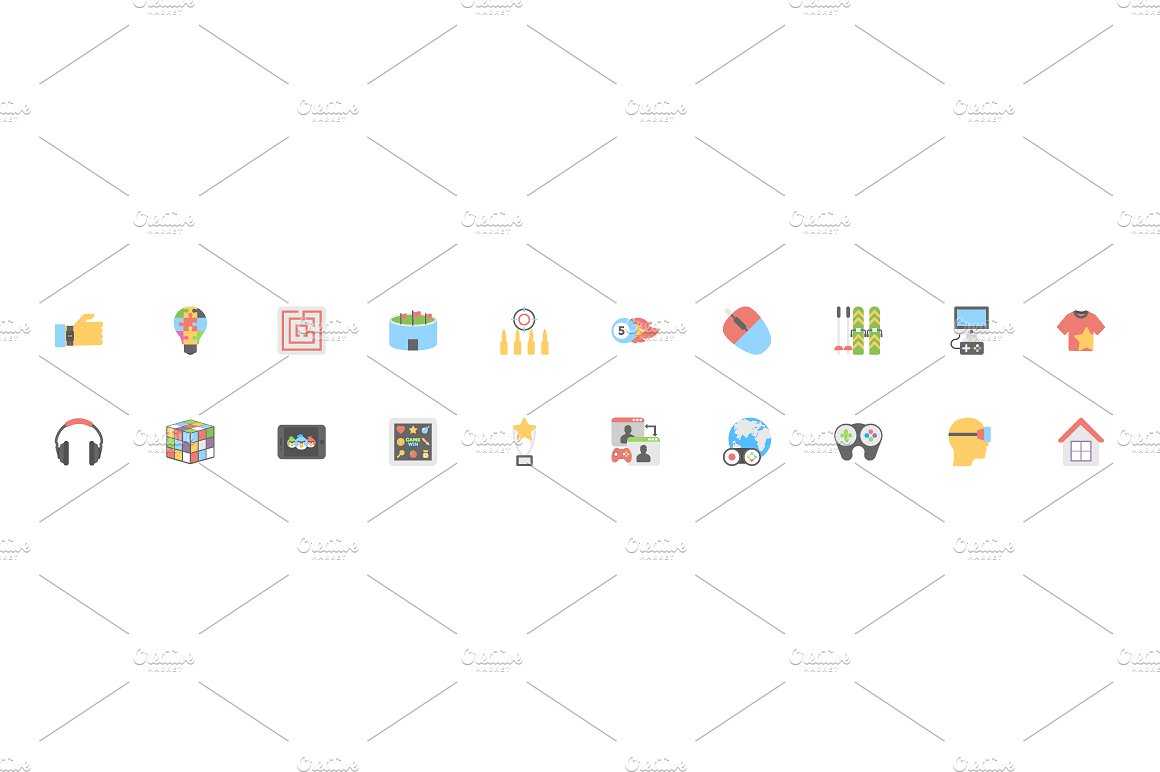 220 Flat Sports Icons