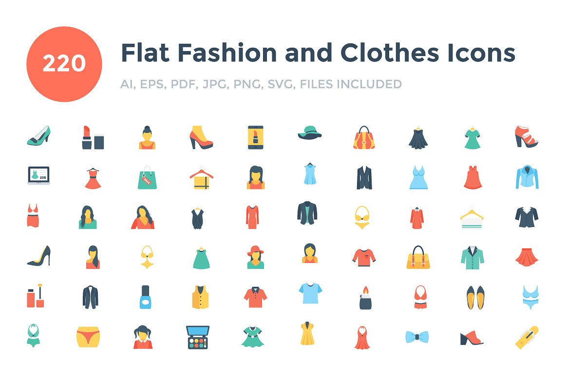 220 Flat Fashion and Clothes I