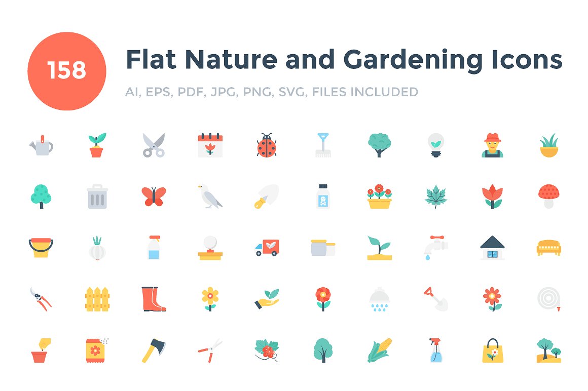 158 Flat Nature and Gardening