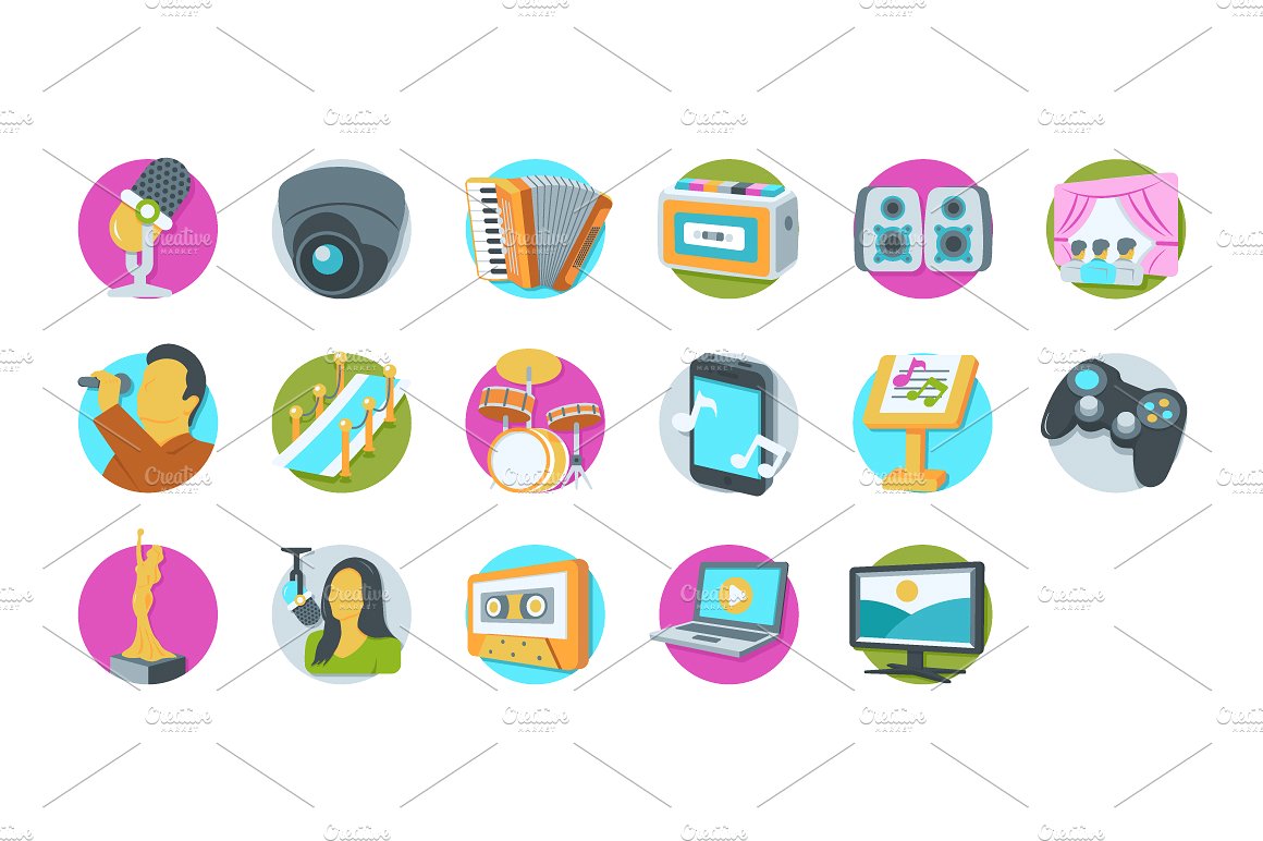 41 Multimedia Icons