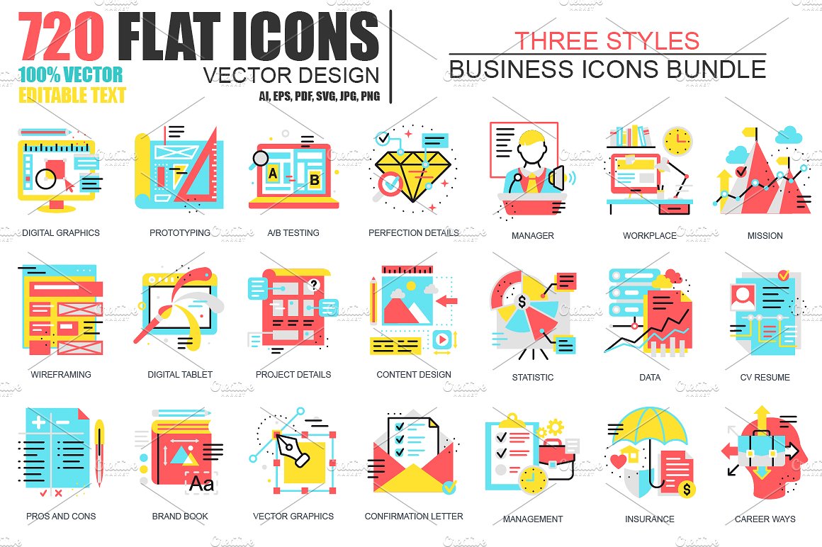 Ultimate Flat Icons Pack