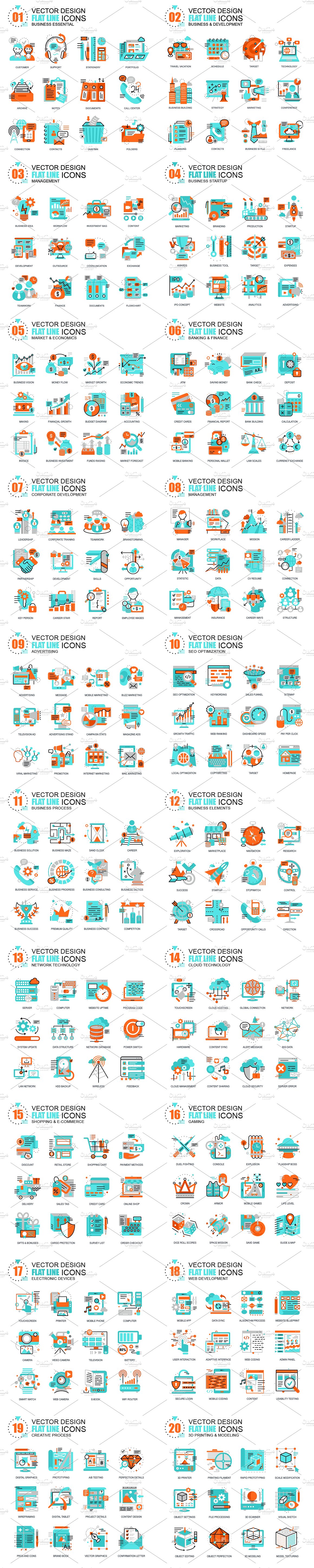 Ultimate Flat Icons Pack