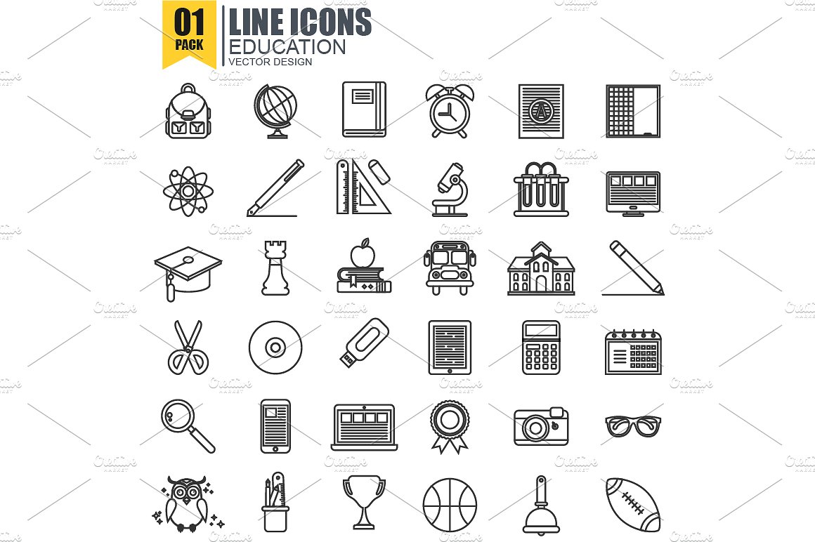 Line Web Icons