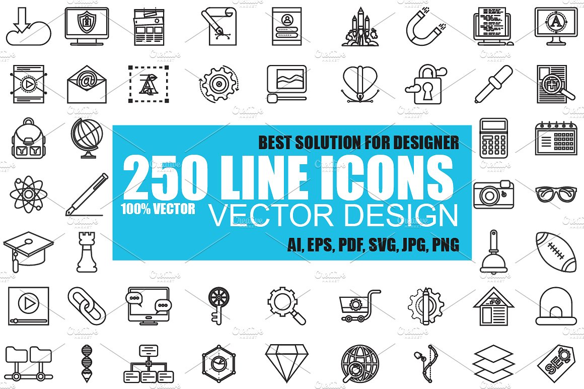 Line Web Icons