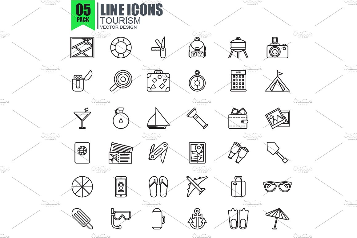 Line Web Icons