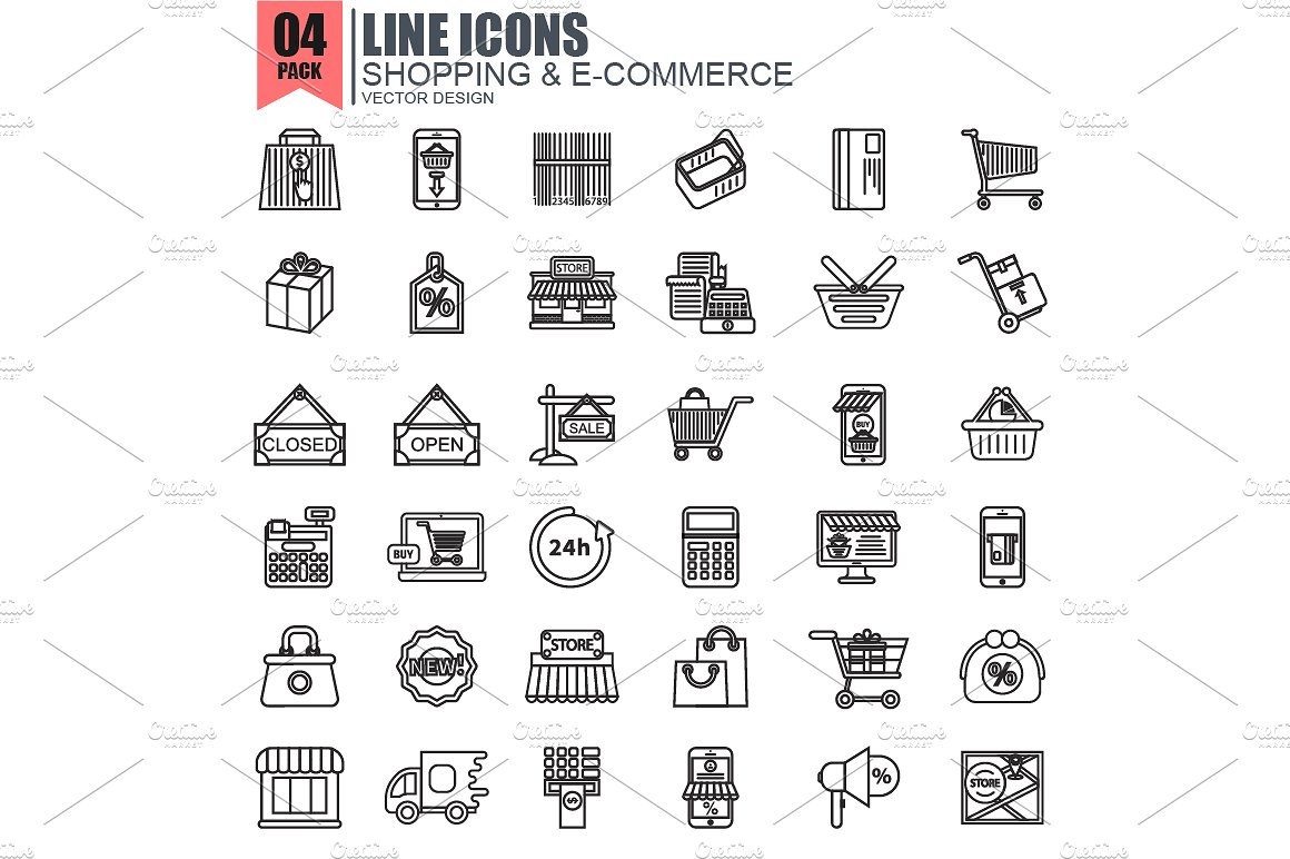 Line Web Icons