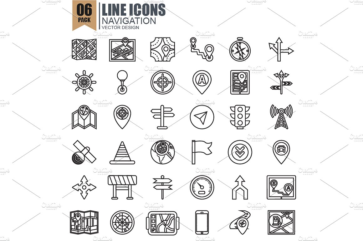 Line Web Icons