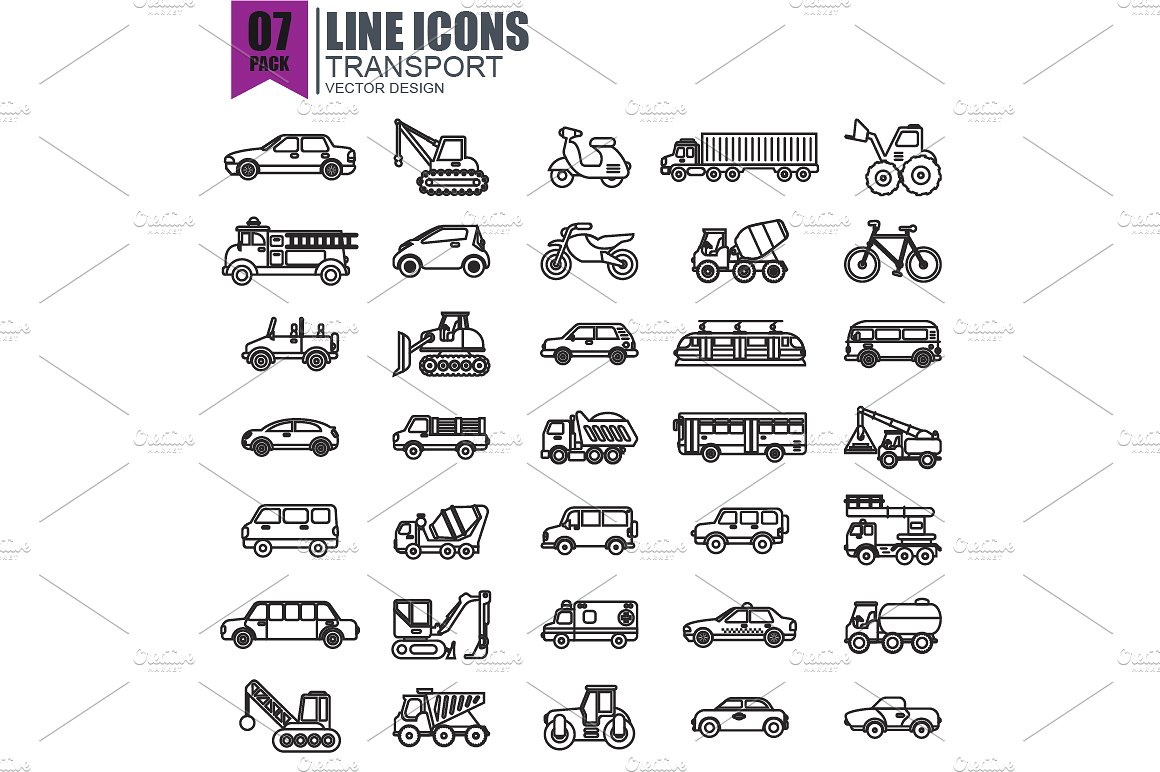 Line Web Icons