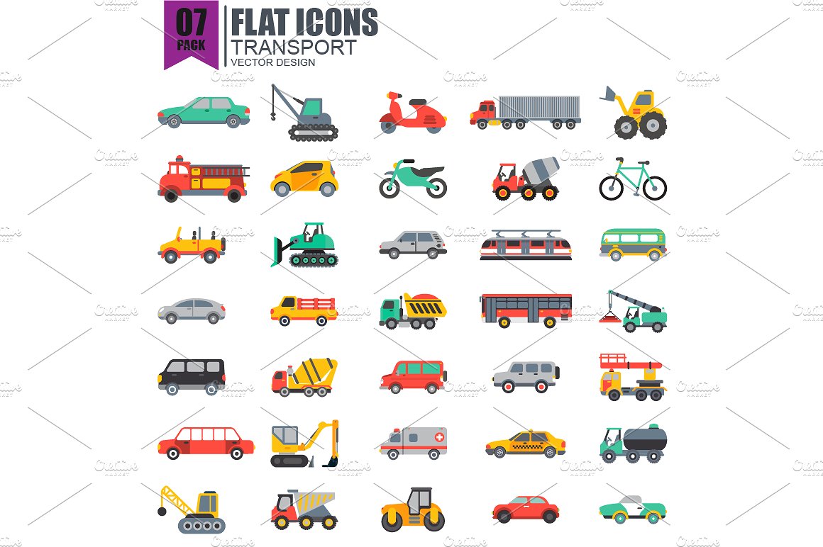 Flat Website Icons