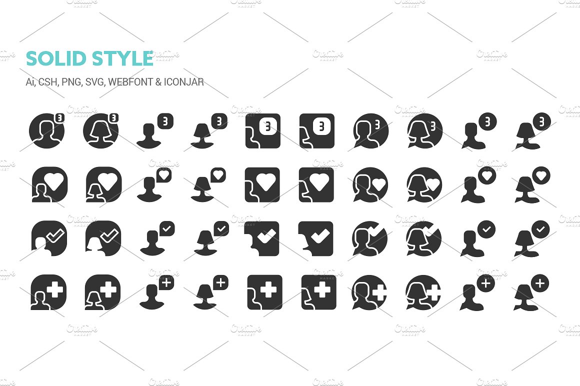 User Interactions Icons