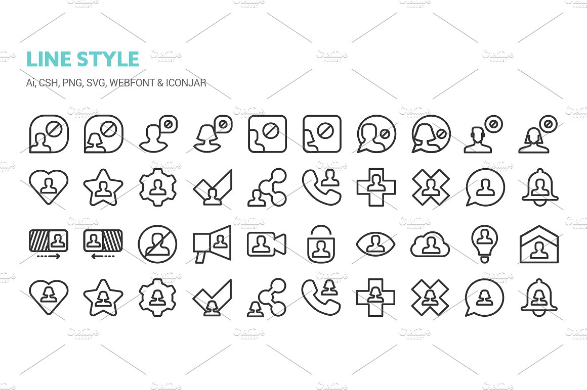 User Interactions Icons