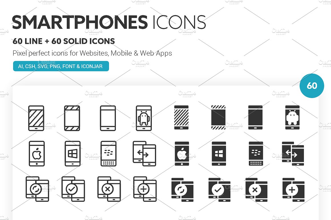 Smartphones Icons