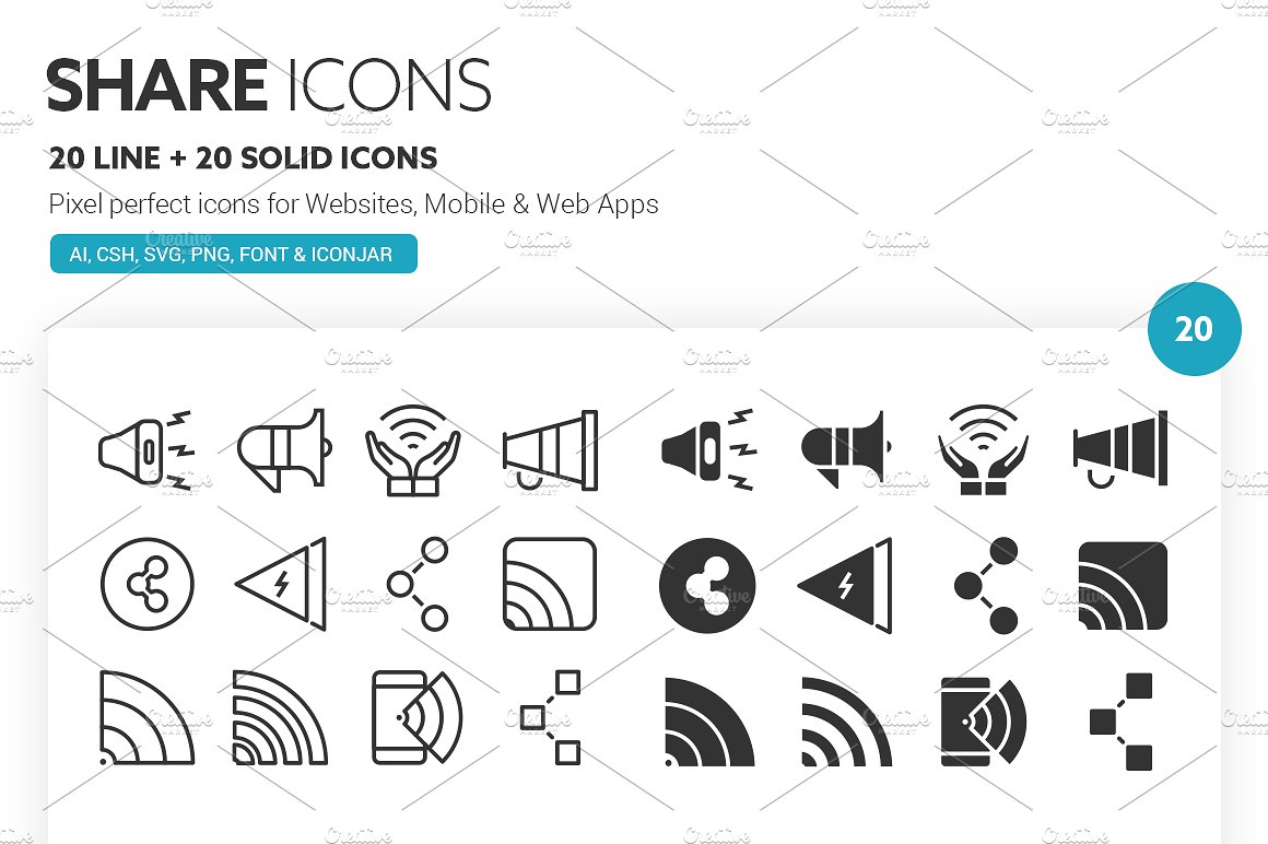 Share Icons