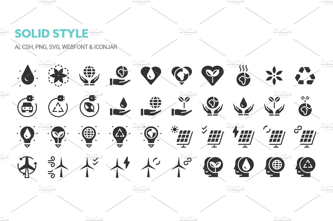 Outdoor and Ecology Icons