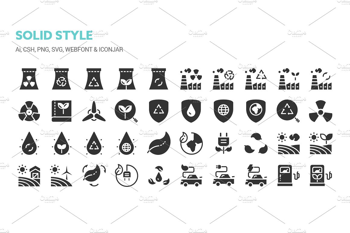 Outdoor and Ecology Icons