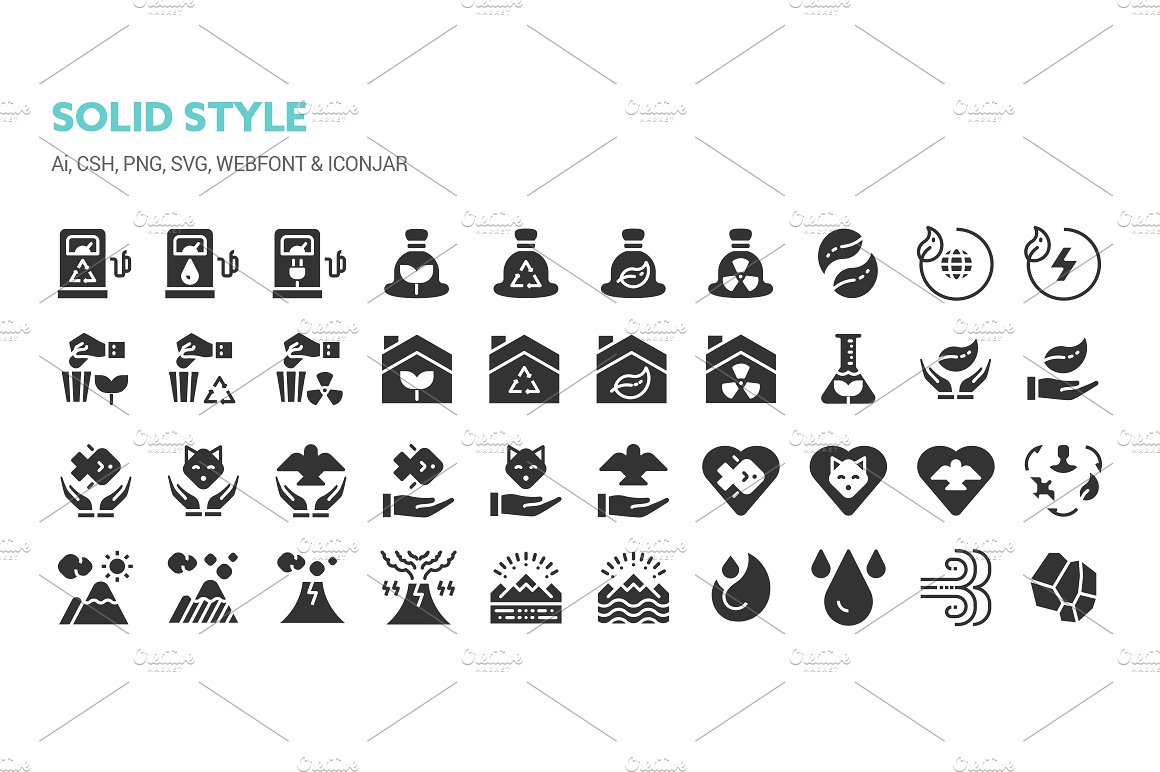 Outdoor and Ecology Icons