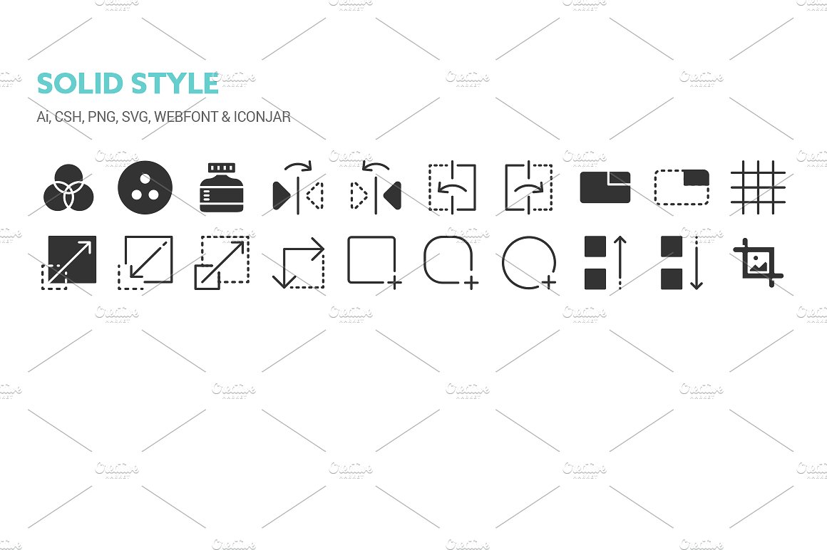 Graphic Design Tools Icons