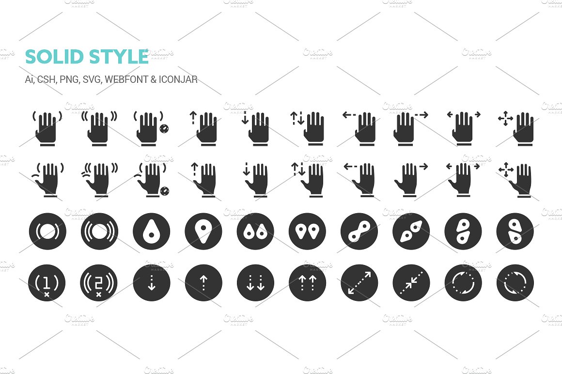 Gestures and Touch Icons