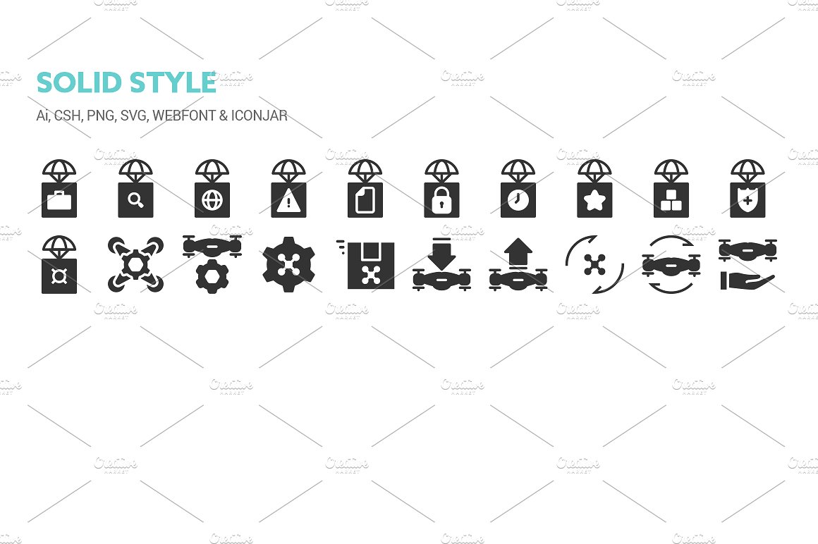 Drones Icons