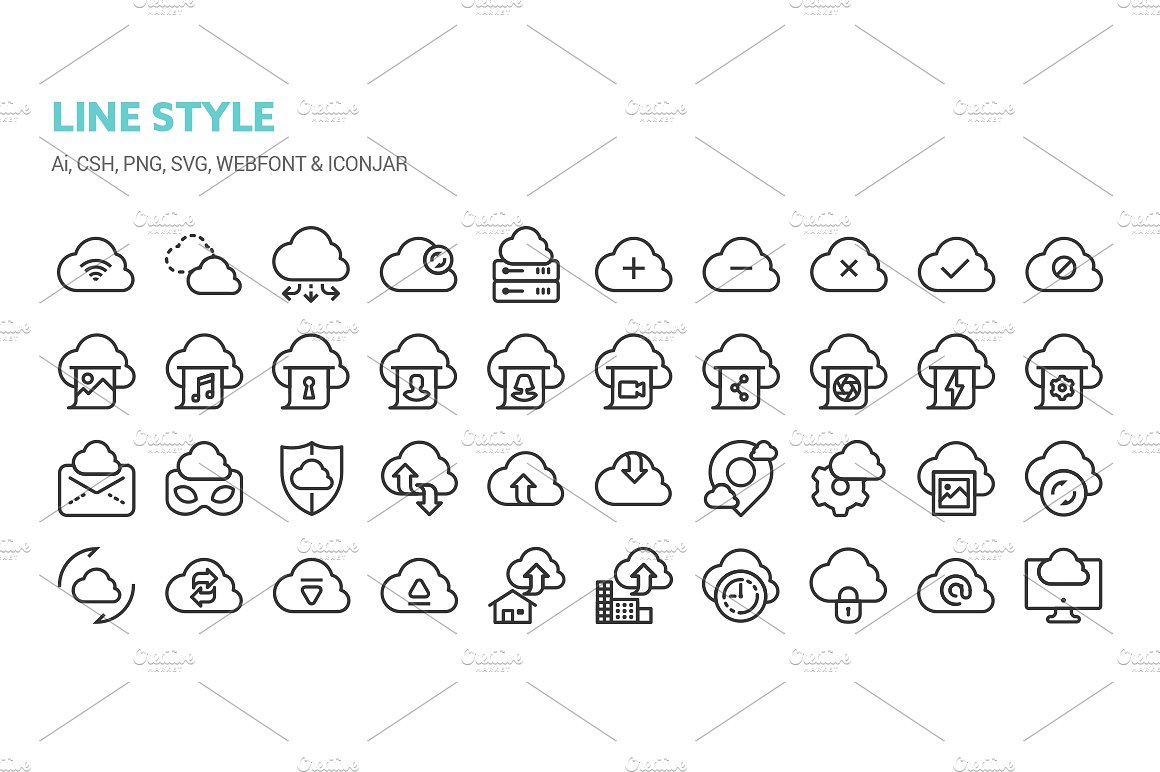 Cloud Icons