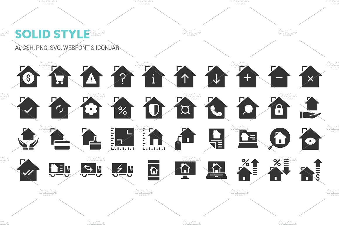 Buildings and Property Icons