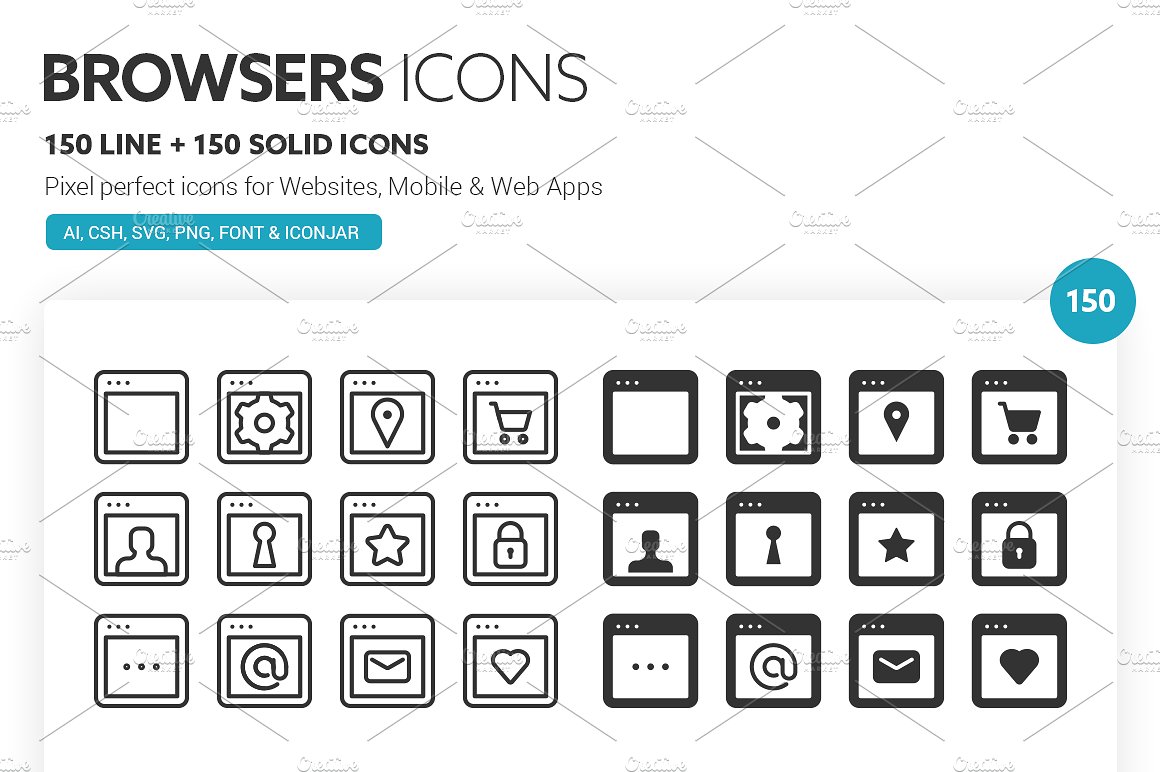 Browsers Icons