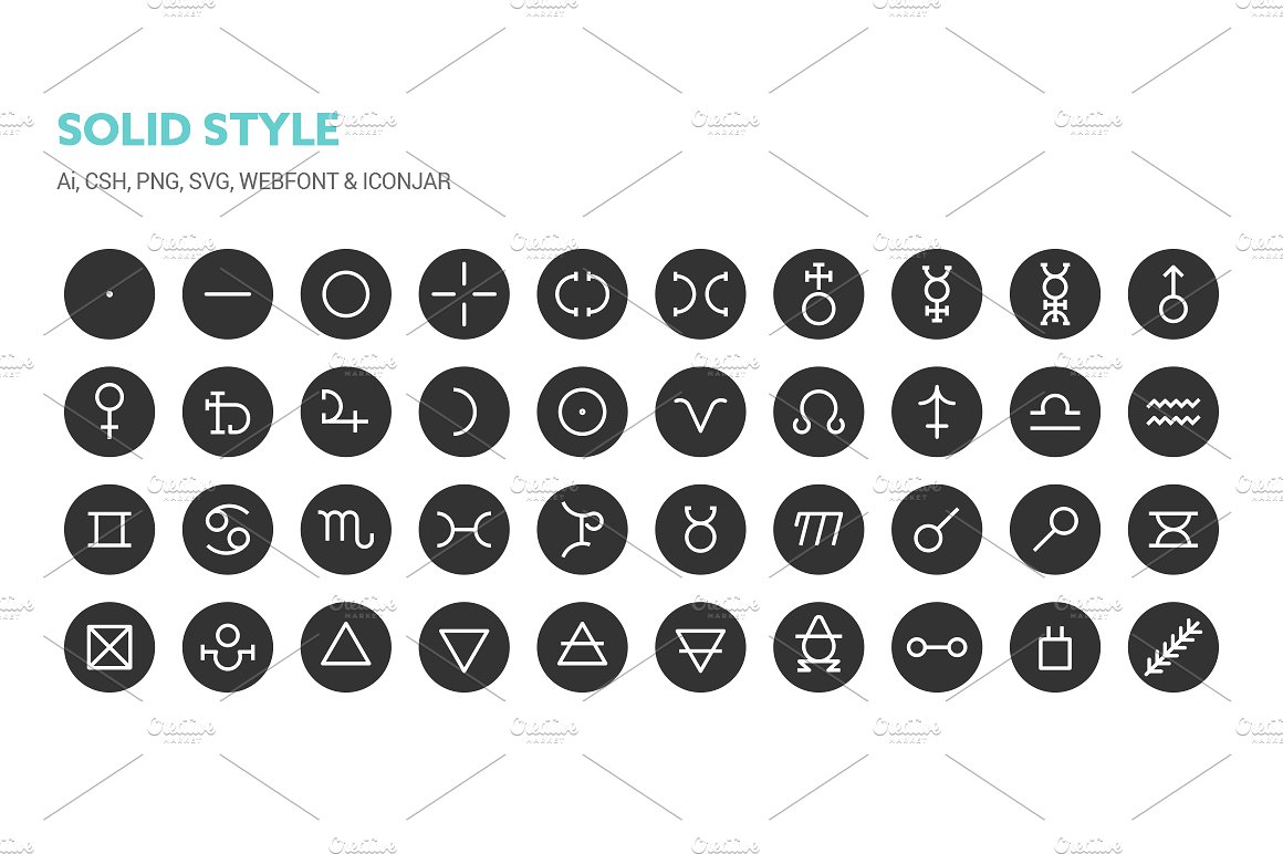 Ancient Symbols Icons