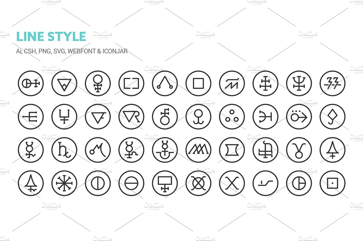 Ancient Symbols Icons